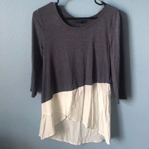 3-quarter length long sleeve tee